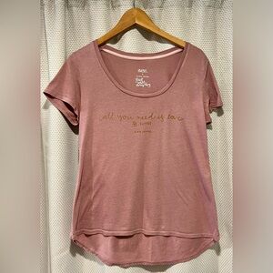 Women's Lounge Tees - “All You Need is Love and Coffee and Coffee”